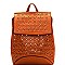 XB2083-LP Laser-Cut Fashion Flap Backpack