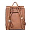 XB2083-LP Laser-Cut Fashion Flap Backpack