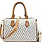 Monogram Two-Tone Boston Satchel SET XB2344-L