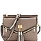 MULTI COMPARTMENT TASSEL CROSS BODY & SHOULDER BAG