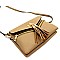 MULTI COMPARTMENT TASSEL CROSS BODY & SHOULDER BAG