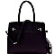 Heart Pattern Checker Structured Satchel Wallet SET MH-YF7153W