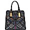 YL102M-LP Multi-colored Rhinestone Tote