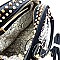 YL1300M-LP Multi-colored Rhinestone Side 2 Way Satchel