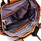 Fashionable Two-Tone Nylon 2-Way Large Tote MH-YL19212