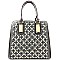 Boutique Rhinestone Embellished Hardware Accent Tote