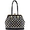 Quality Jewel-top Rhinestone Embellished Frame Satchel