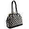 Quality Jewel-top Rhinestone Embellished Frame Satchel