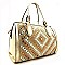 MULTI COLOR RHINESTONE QUALITY SATCHEL BAG