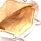 YM1190-LP Flower Print Canvas Rope Handle Shopper Tote with Pouch