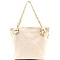 Pineapple Print Canvas Rope Handle Shopper Tote MH-YM2102