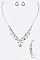 Fashion 3 PC Rhinestone Necklace Set