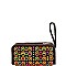 YW3243-LP Unique Handmade Colorful Wooden Bead Straw Ethnic Pouch