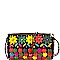 YW3246 -LP Unique Handmade Colorful Wooded Flower Straw Ethnic Cross Body