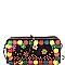 YW3247-LP Unique Handmade Color Wooden Decoration Straw Ethnic Cross Body