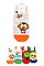 Package of 12 Assorted Color Comic Print Socks Set LA-Z69739