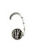 Zebra Print Stone Round Folding Handbag - Purse Hanger