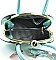 Amazing Quality Jewel Top Boxy Shell Frame Satchel