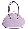 Amazing Quality Jewel Top Boxy Shell Frame Satchel