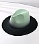 FASHIONABLE TWO TONE FEDORA HAT