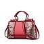 Patent Quality Embroidery Top Handle Satchel Bag