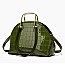 PATENT CROCODILE HIGH-QUALITY DOME SATCHEL