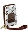 CM Monogram Accordion Card Holder Wallet Wristlet