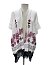 Fashionable Embroidery &  Fringed Kimono