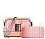2-in-1 Queen Bee Stripe Crocodile Cross-Body Set