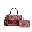Cherry Flap Satchel Set -2-in-1