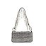 Stunning Beaded Fringe Strap Rhinestone Shoulder Bag