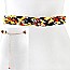 TRENDY KENTE AFRICAN PRINT FABRIC BELT