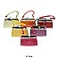 Pack of 12 Regular Coin Purses with Crocodile Skin Design