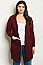 Plus Size Long Sleeve Hooded Cardigan - Pack of 6 Pieces