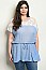 Plus Size Short Sleeve Lace Detail Smocked Top - Pack of 7 Pieces