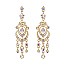 Classy Chandelier Rhinestone Earrings SLE1627