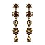 Fashionable Dangly Rhinestone Earring SLE1674