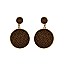 Trendy 2 Circle Drop Fashion Earring SLE1803