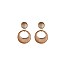 Trendy Dangly Metal Fashion Earring SLE20205