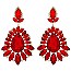 GLAM LARGE CRYSTAL TEAR EVENING EARRINGS