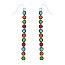 FASHION WESTERN ACRYLIC STONE EARRINGS - BAR