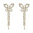 TRENDY RHINESTONE BUTTERFLY EARRING