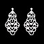 Pristine Dangly Rhinestone Earrings SLEM1780
