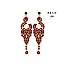 FASHIONABLE DANGLY RHINESTONE EARRING SLEQ229