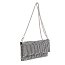 Real Crystal Stone Embellished Flap Crossbody Evening Bag