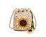 Sunflower Crochet Crossbody Bag