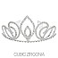 LAYERED LEAF BRIDAL PAGEANT TIARA