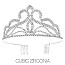 ELEGANT CUBIC ZIRCONIA TIARA