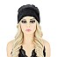 STYLISH RHINESTONE VELVET RUFFLE BEANIE