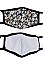 FLOWER PRINT 3D REUSABLE 3 LAYER MASK